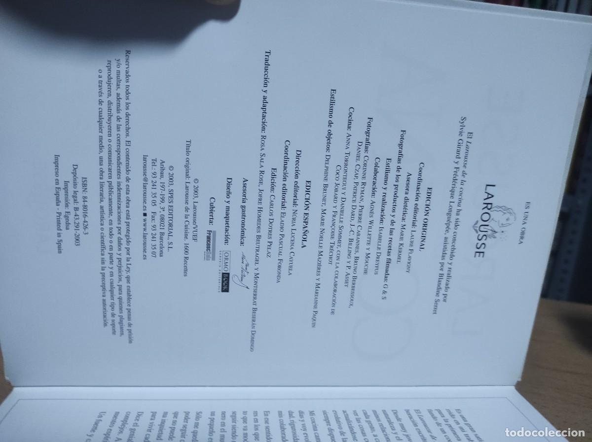 Libros de segunda mano: LAROUSSE DE LA COCINA - Foto 5