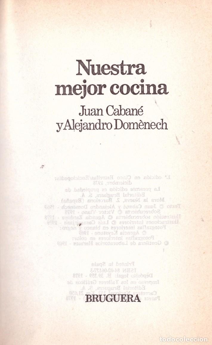 Libros de segunda mano: NUESTRA MEJOR COCINA - Foto 1