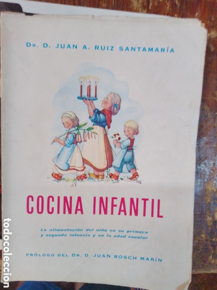 Livros em segunda m&atilde;o: COCINA INFANTIL. RUIZ SANTAMARIA, JUAN A. DEDICATORIA DEL AUTOR. VALENCIA, 1963.