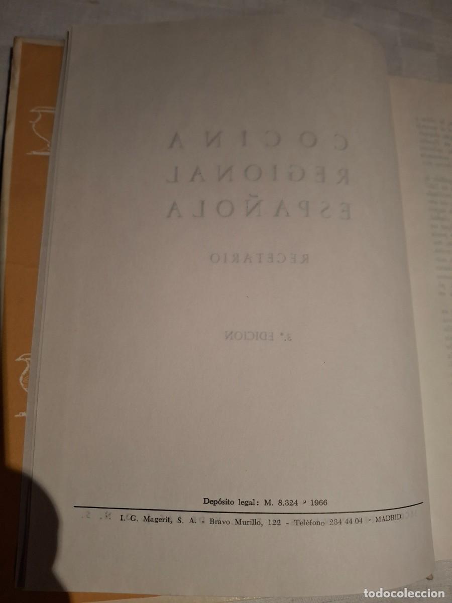 Libros de segunda mano: Libro de cocina regional de 1966 - Foto 4