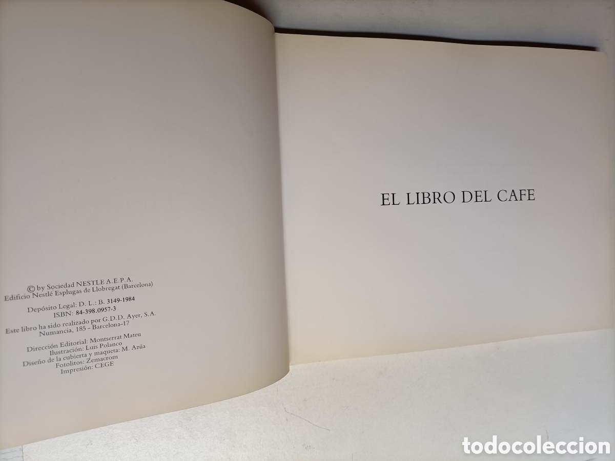 Libros de segunda mano: El libro del caf&eacute; N&eacute;stor Luj&aacute;n - Foto 5