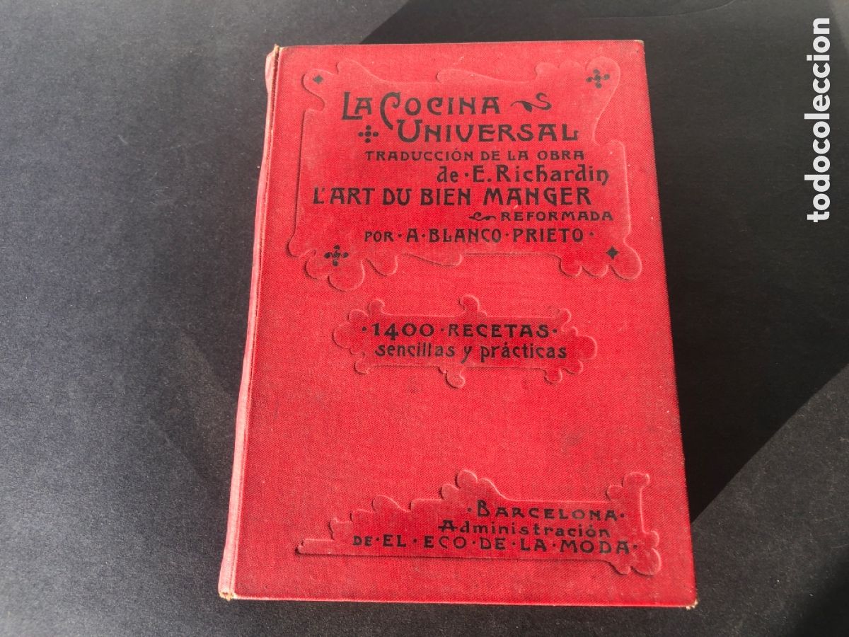 Libros de segunda mano: La cocina universal E. RICHARDIN - Foto 1