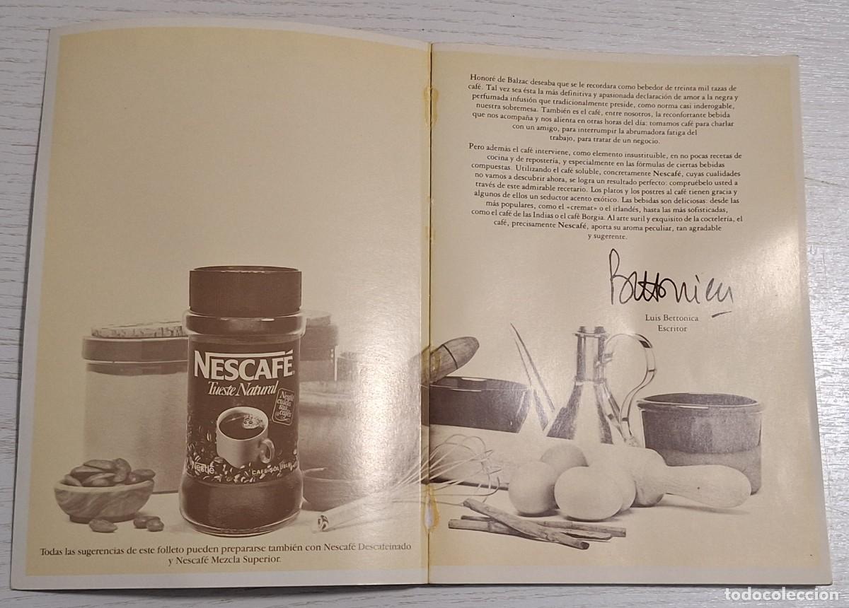 Libros de segunda mano: NESCAF&Eacute; Y LA GASTRONOM&Iacute;A - Foto 2