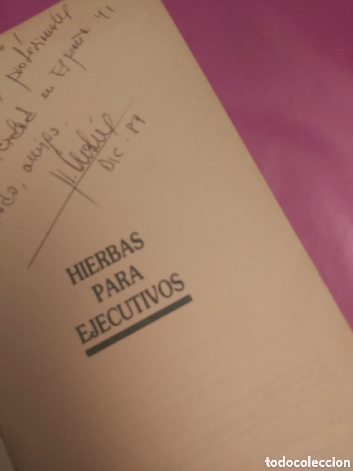 Libros de segunda mano: HIERBAS PARA EJECUTIVOS VVAA 1989 - Foto 4