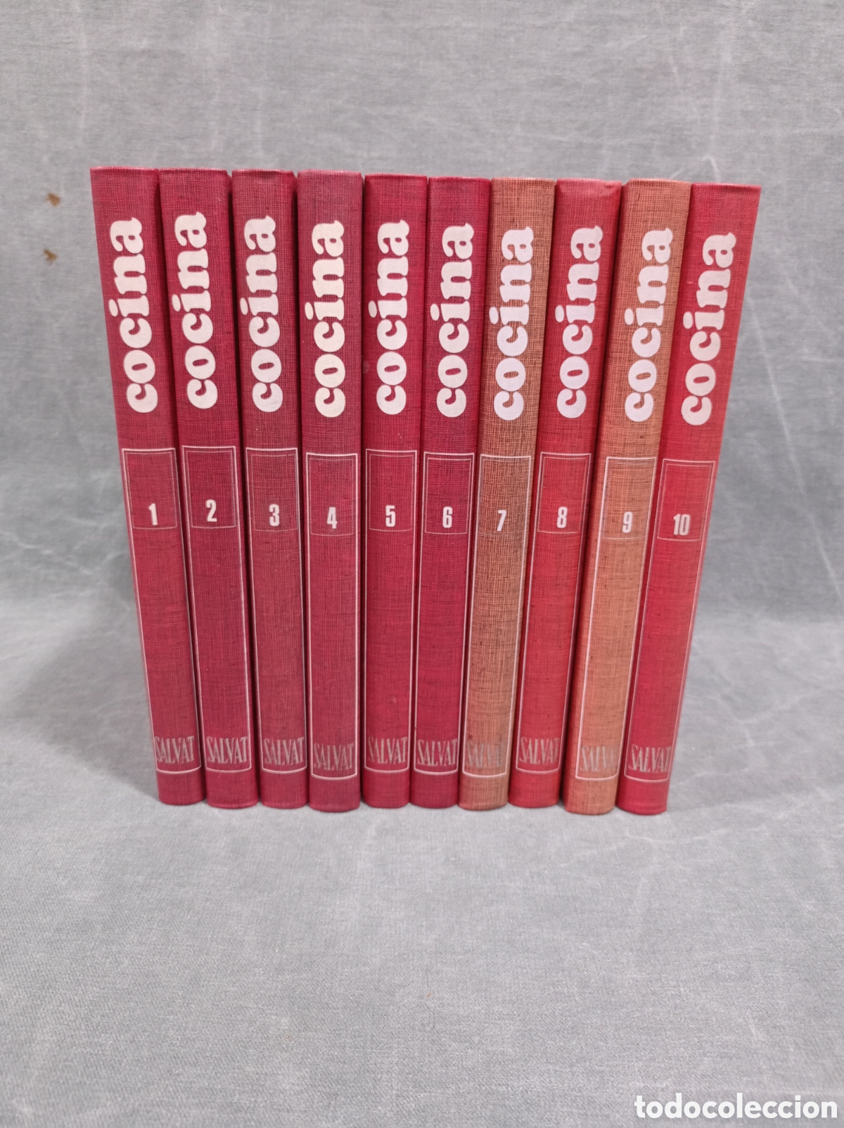 Gebrauchte B&uuml;cher: ENCICLOPEDIA SALVAT DE LA COCINA - OBRA COMPLETA EN 10 TOMOS - 1972