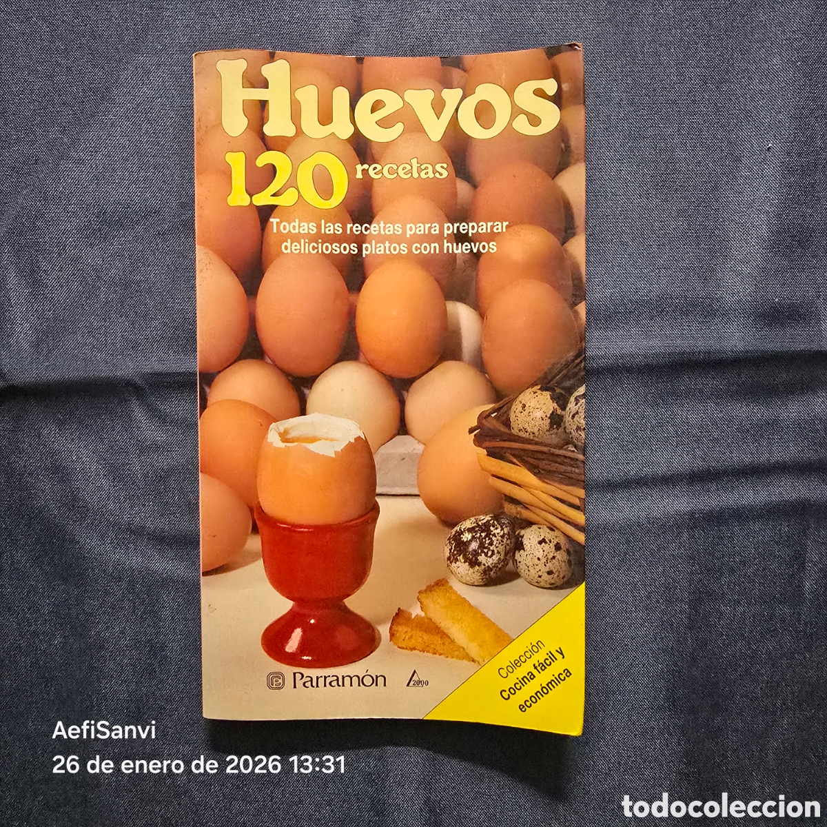 Second hand books: HUEVOS, 120 RECETAS (PARRAM&Oacute;N)