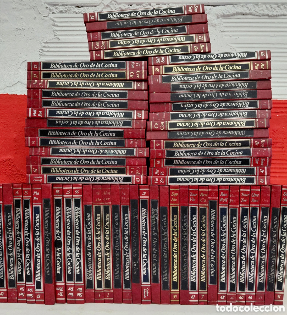 Gebrauchte B&uuml;cher: BIBLIOTECA DE ORO DE LA COCINA. Las mejores recetas del mundo de la A a la Z. 62 tomos