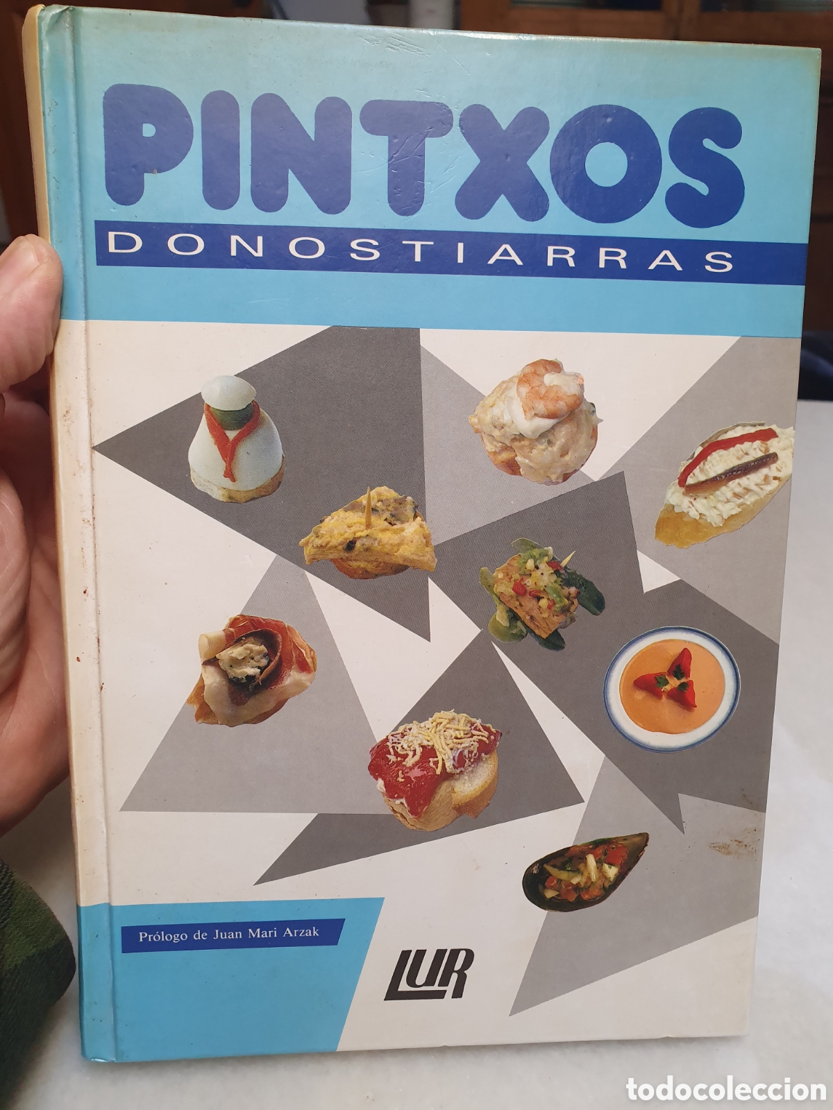 Libros de segunda mano: PINTXOS DONOSTIARRAS. PROLOGO JUAN MARI ARZAK. LUR 1992.
