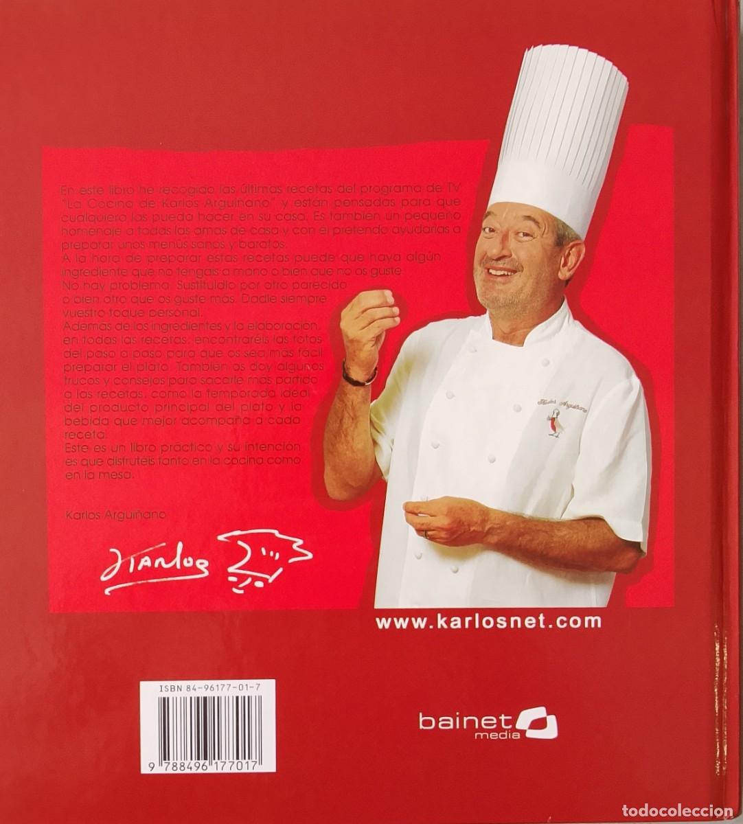 Libros de segunda mano: Cocinando con Karlos Argui&ntilde;ano. - Foto 2