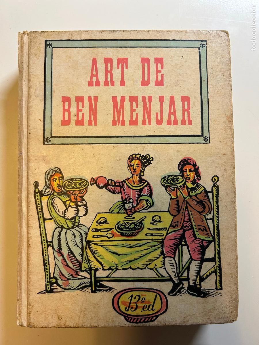 Libros de segunda mano: Art de Ben Menjar. Llibre catal&agrave; de cuina. Marta Salvia. Editorial Aedos, 1968