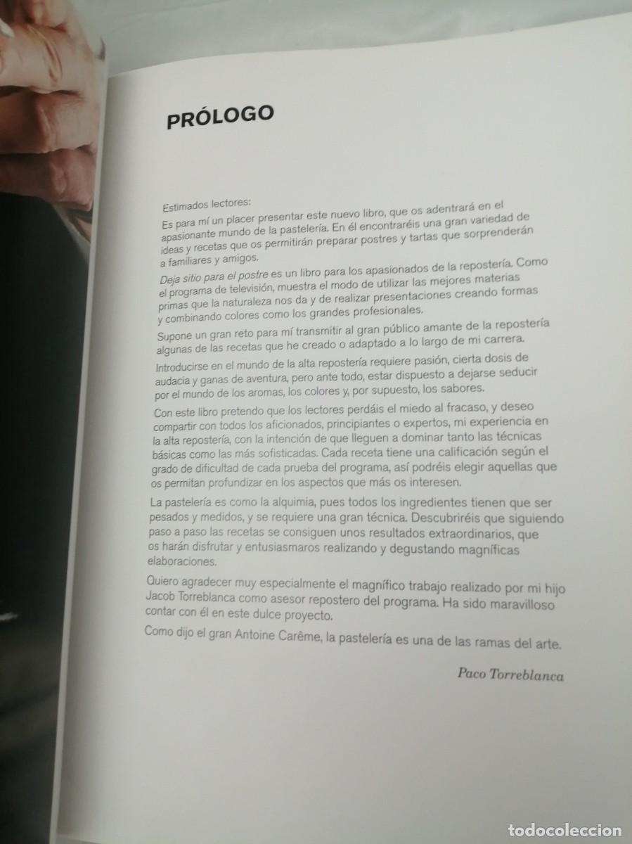 Libros de segunda mano: Deja sitio para el postre (Primera edici&oacute;n) - Foto 8