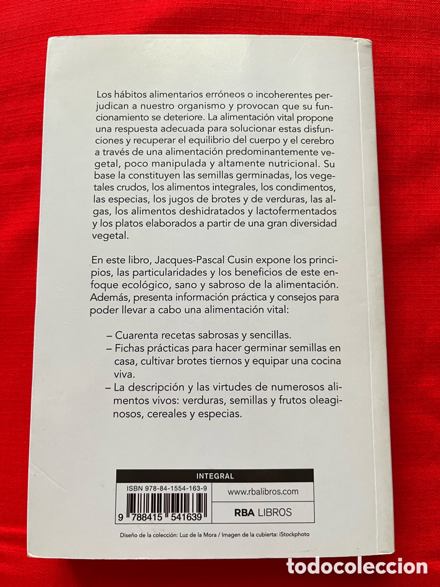 Libros de segunda mano: Libro Secretos de la alimentaci&oacute;n vital - Jacques-Pascal Cusin - Foto 2
