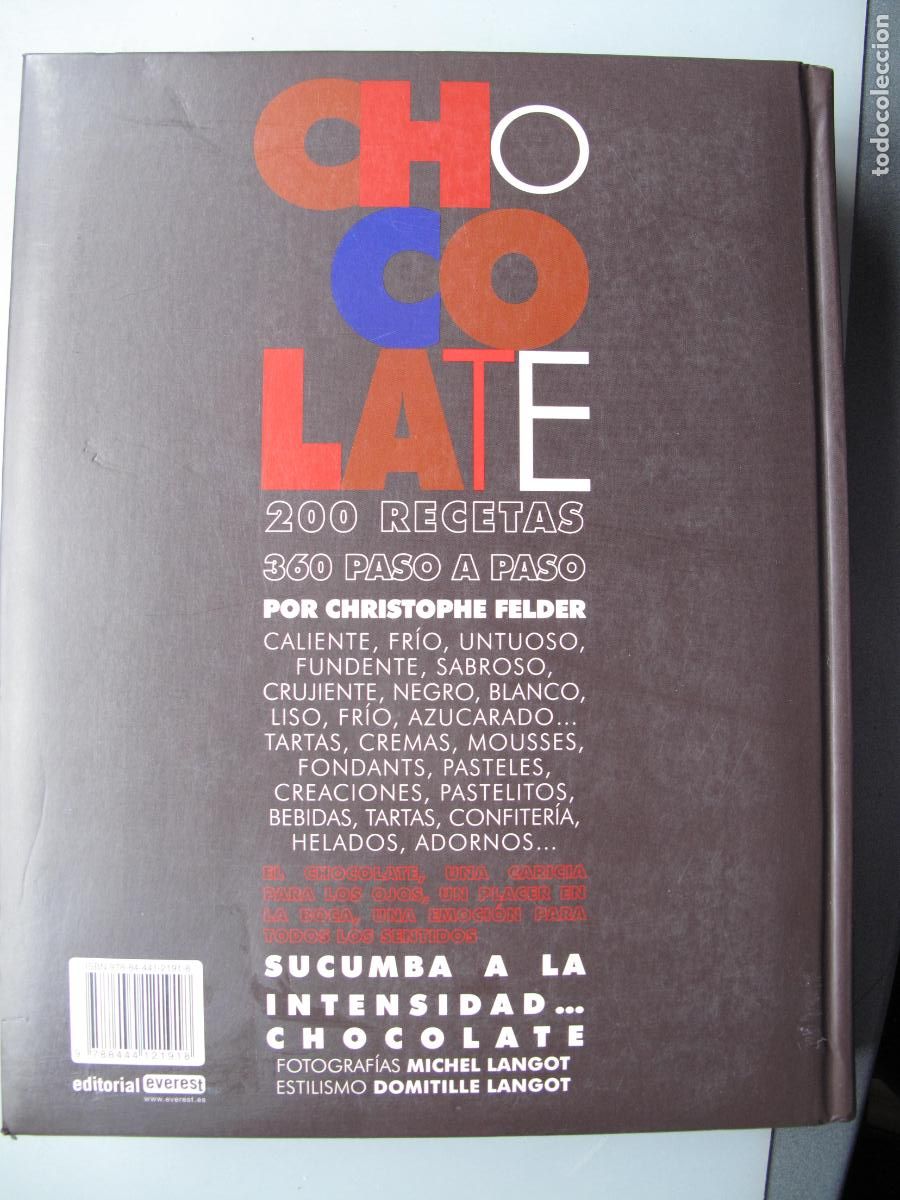 Libros de segunda mano: CHOCOLATE .- CHRISTOPHER FELDER.- EVEREST. 2014 - Foto 2