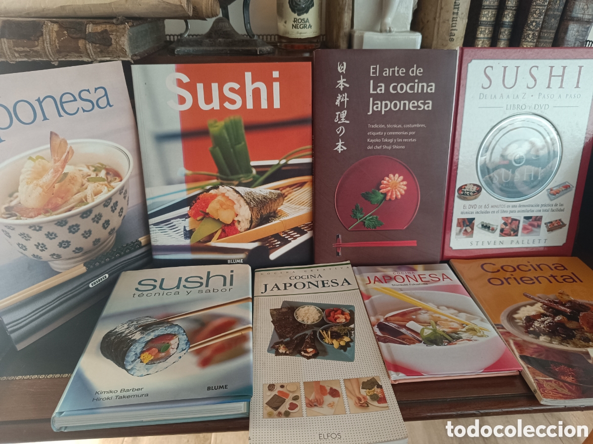 Second hand books: LOTE 8 LIBROS DE COCINA JAPONESA Y SUSHI- GASTRONOM&Iacute;A JAPONESA, RECETAS, T&Eacute;CNICA Y TRADICI&Oacute;N.