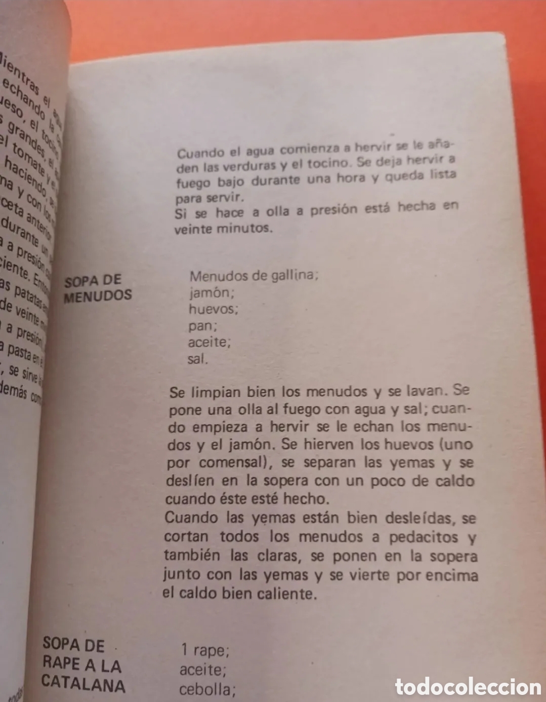 Libros de segunda mano: COCINA ESPA&Ntilde;OLA. Libro. - Foto 6