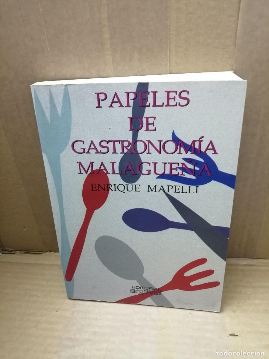 Livros em segunda m&atilde;o: Papeles de gastronom&iacute;a malague&ntilde;a
