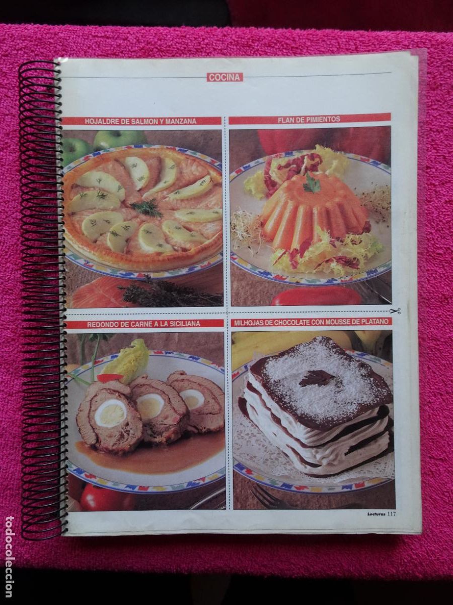 Libros de segunda mano: cocina pr&aacute;ctica coleccionable 460 recetas recortables revista lecturas libro anillado