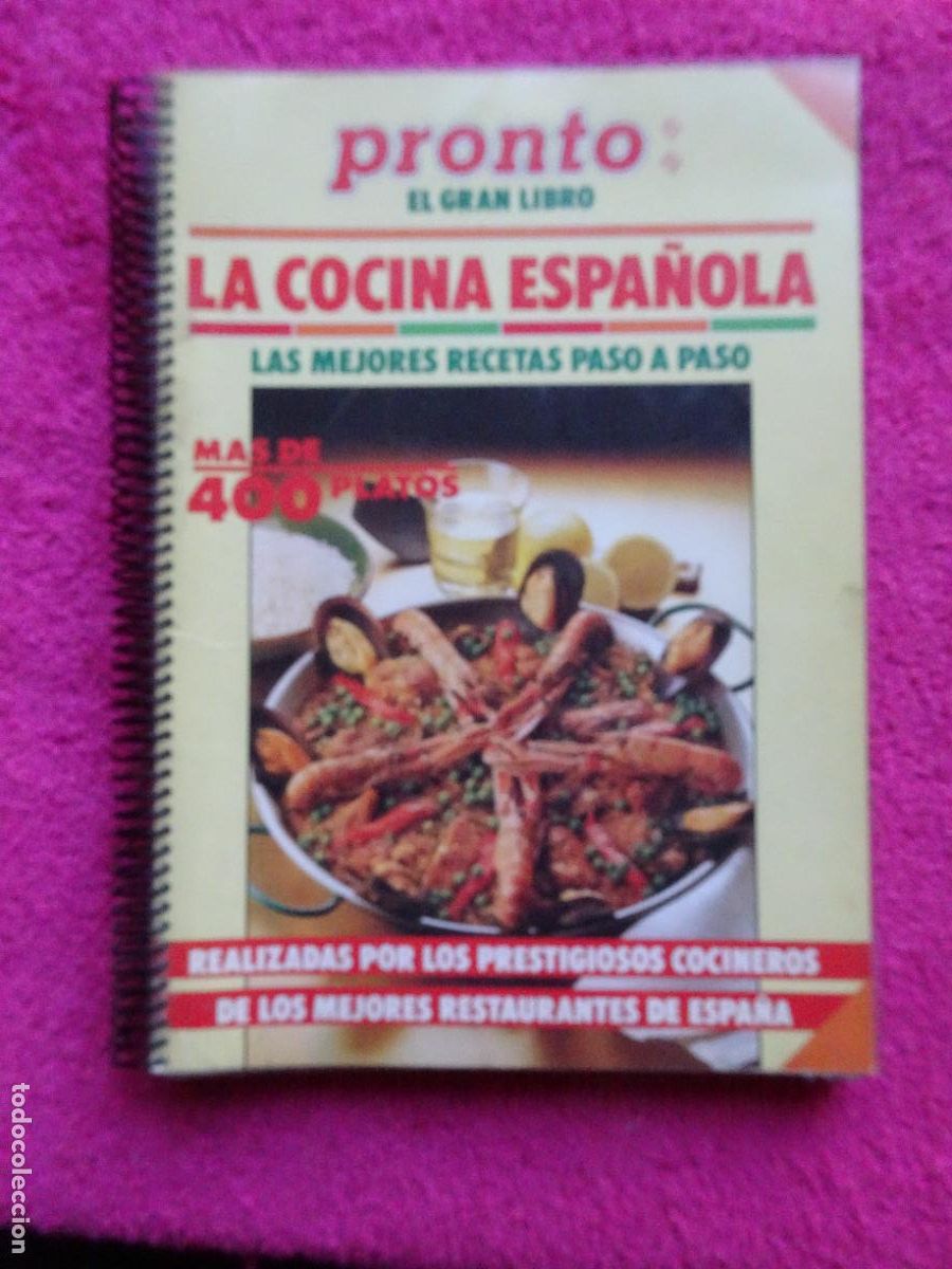 Second hand books: el gran libro la cocina espa&ntilde;ola revista pronto cocinar con ... libro anillado