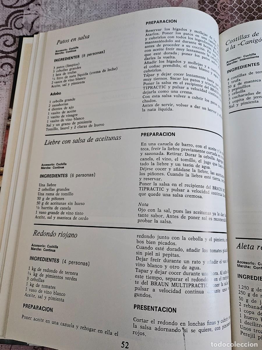 Libros de segunda mano: Libro La Cocina Con Braun Multipractic. - Foto 12