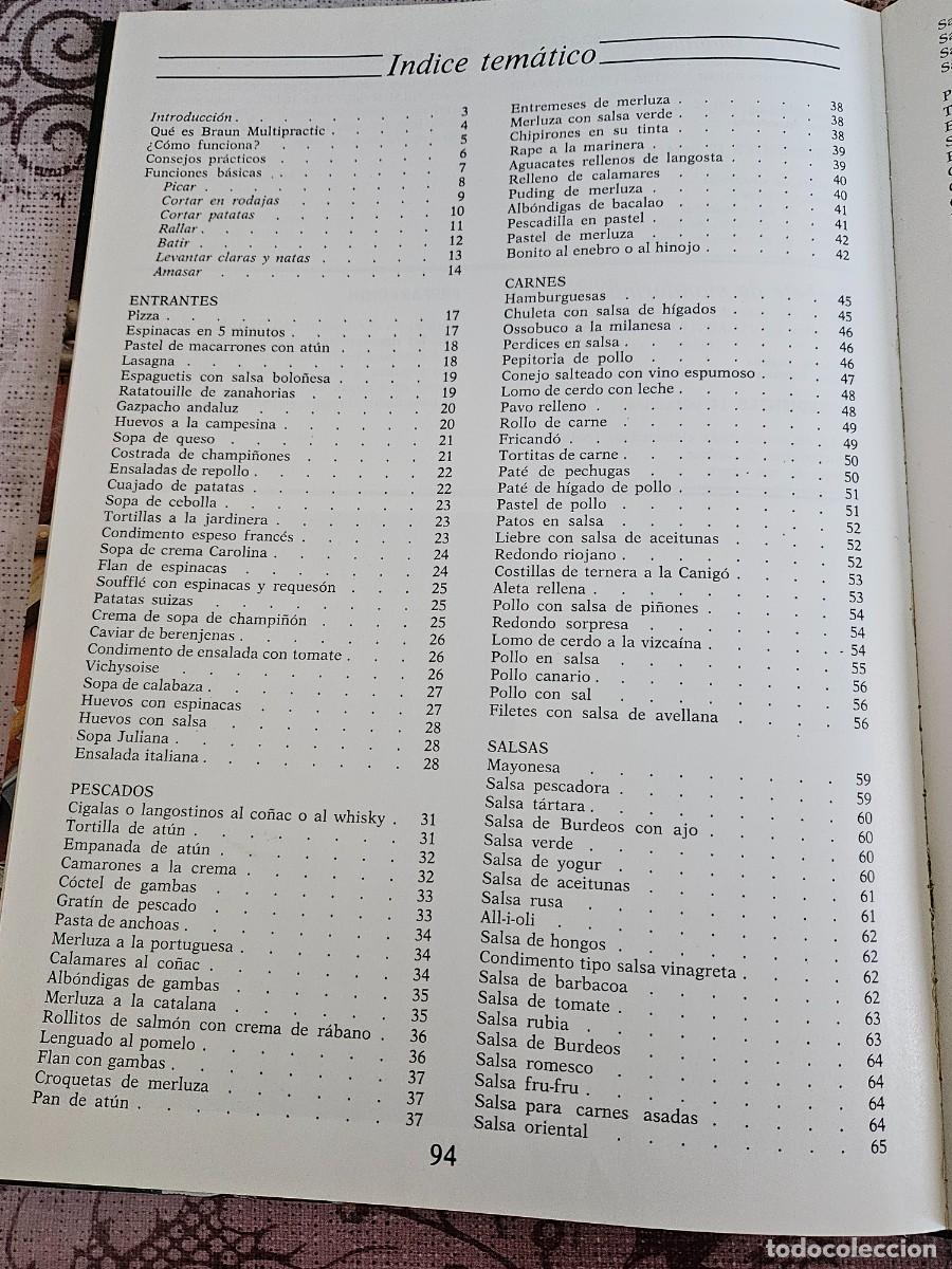 Libros de segunda mano: Libro La Cocina Con Braun Multipractic. - Foto 14