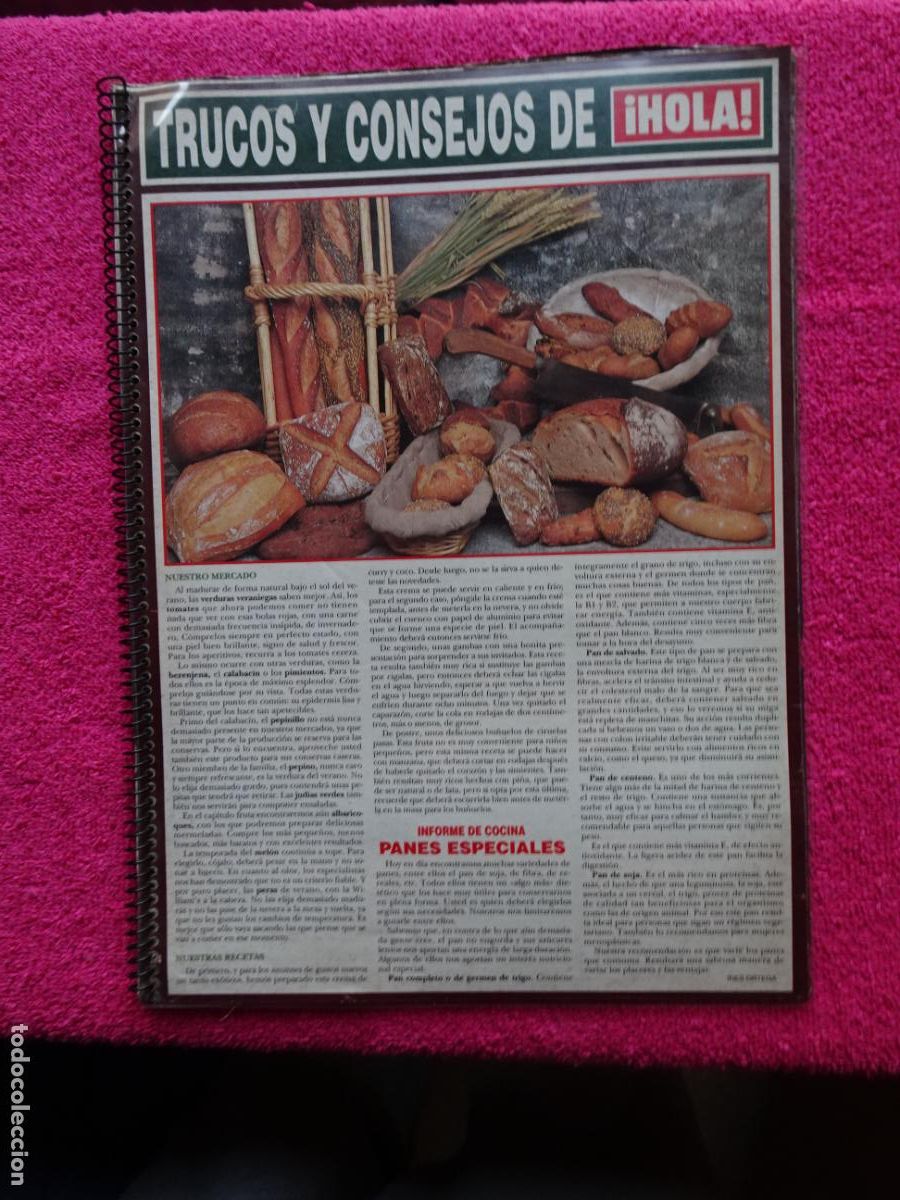 Libros de segunda mano: trucos y consejos de hola las recetas de hola revista hola pronto libro anillado