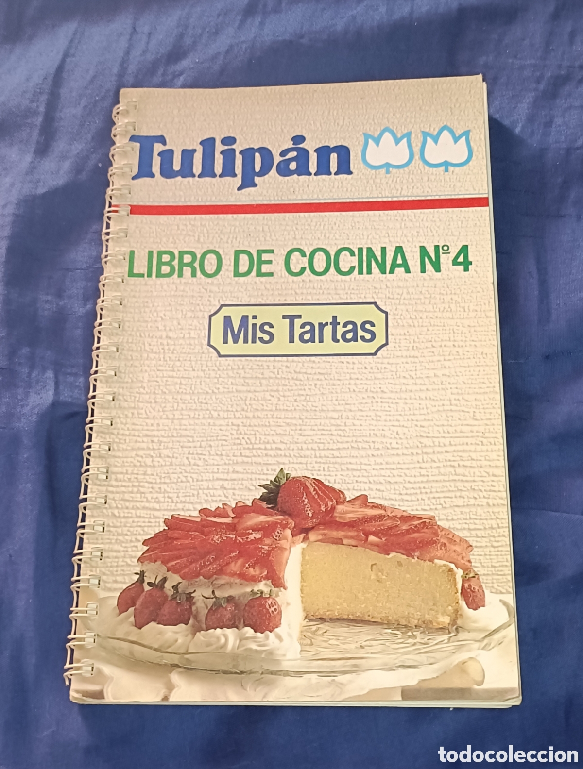 Libros de segunda mano: Libro Recetas Tulip&aacute;n N&ordm;4 &rdquo;Mis Tartas&rdquo;. Vintage.