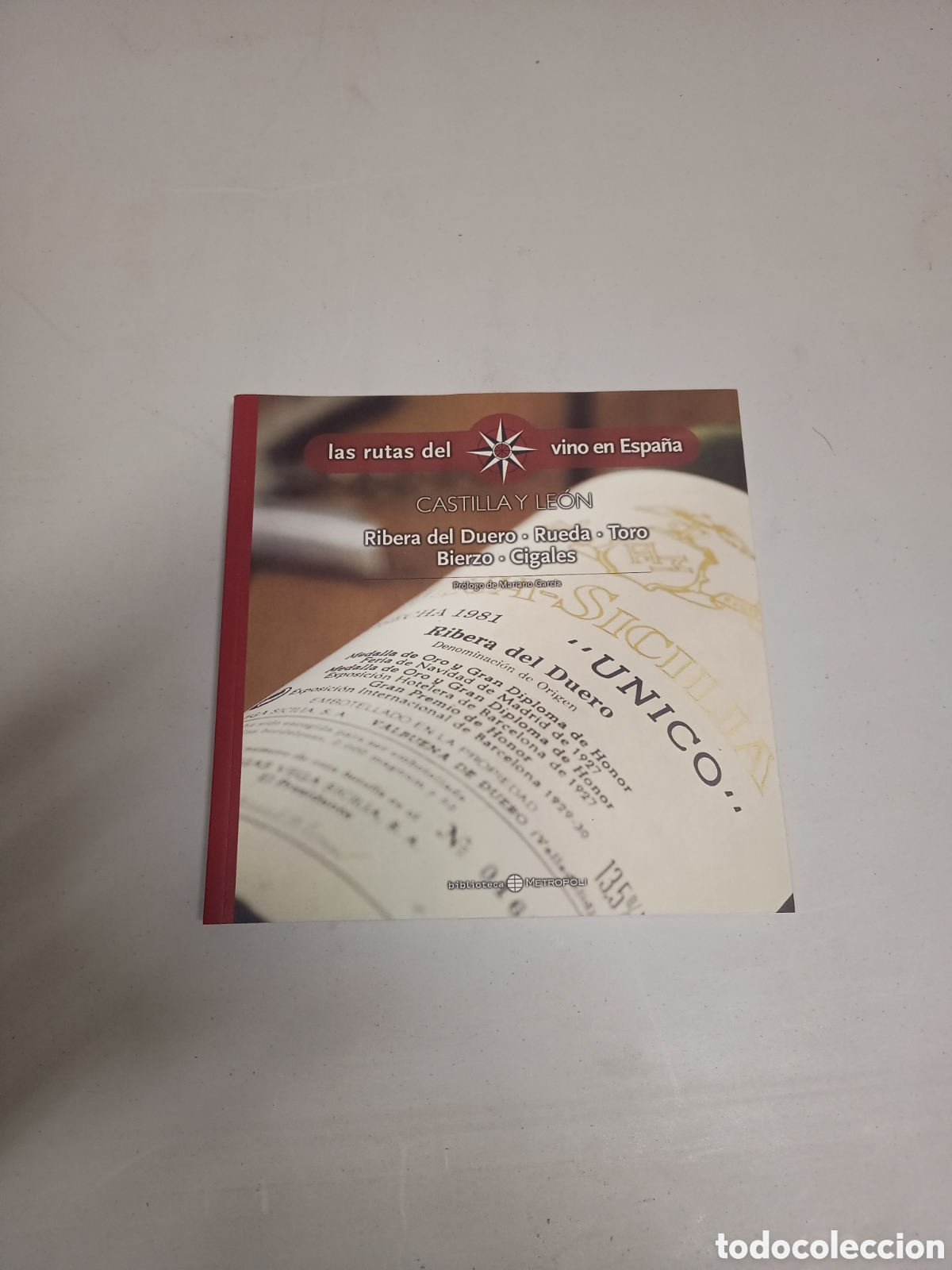 Libros de segunda mano: LAS RUTAS DEL VINO EN ESPA&Ntilde;A: CASTILLA Y LE&Oacute;N (RIBERA DEL DUERO-RUEDA-TORO-BIERZO-CIGALES)