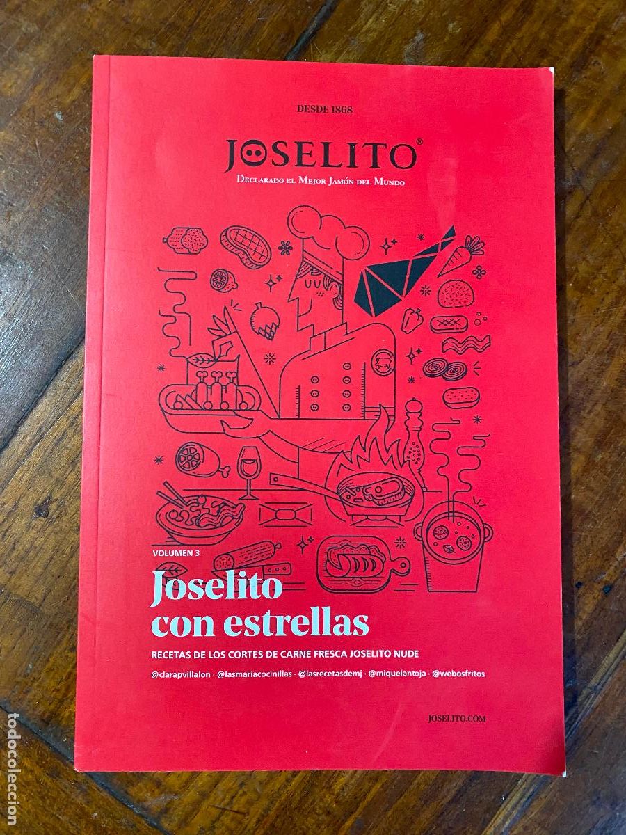 Libros de segunda mano: Joselito con estrellas. Recetas de los cortes de carne fresca Joselito Nude