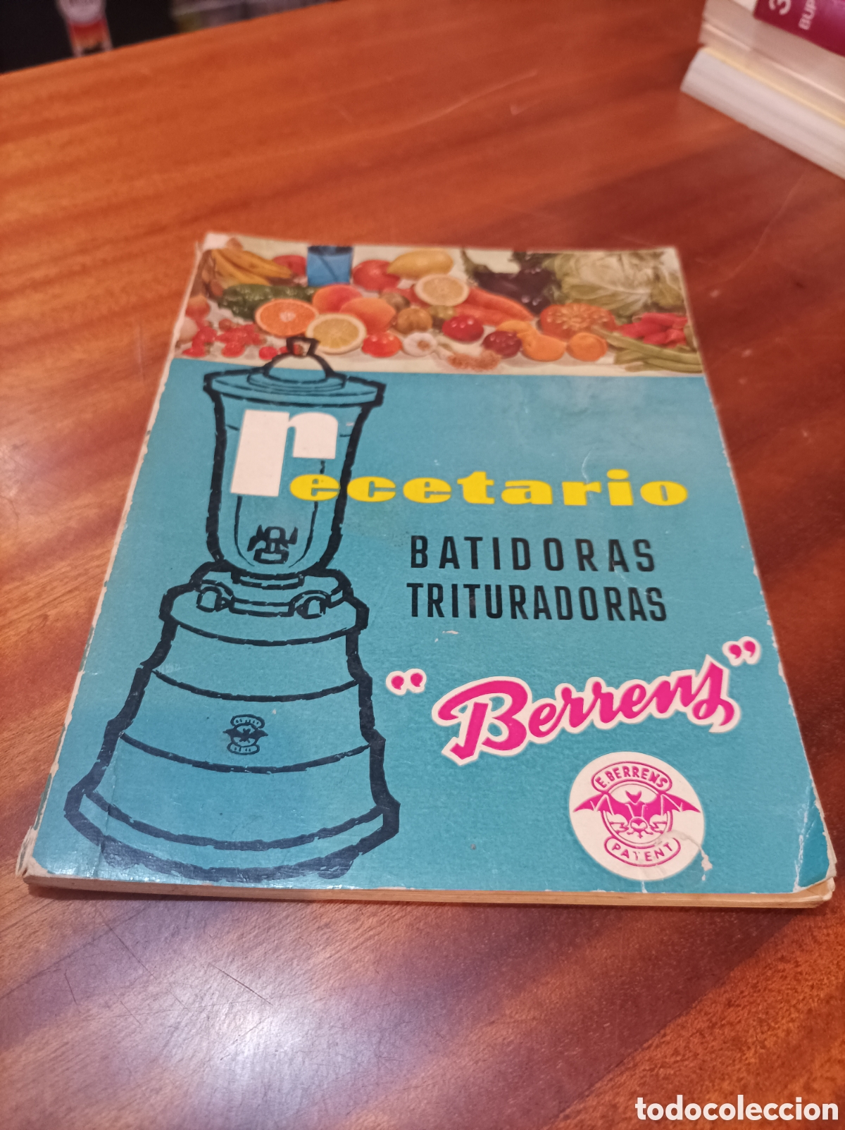 Libros de segunda mano: RECETARIO BATIDORAS TRITURADORAS &rdquo;BERRENS&rdquo;