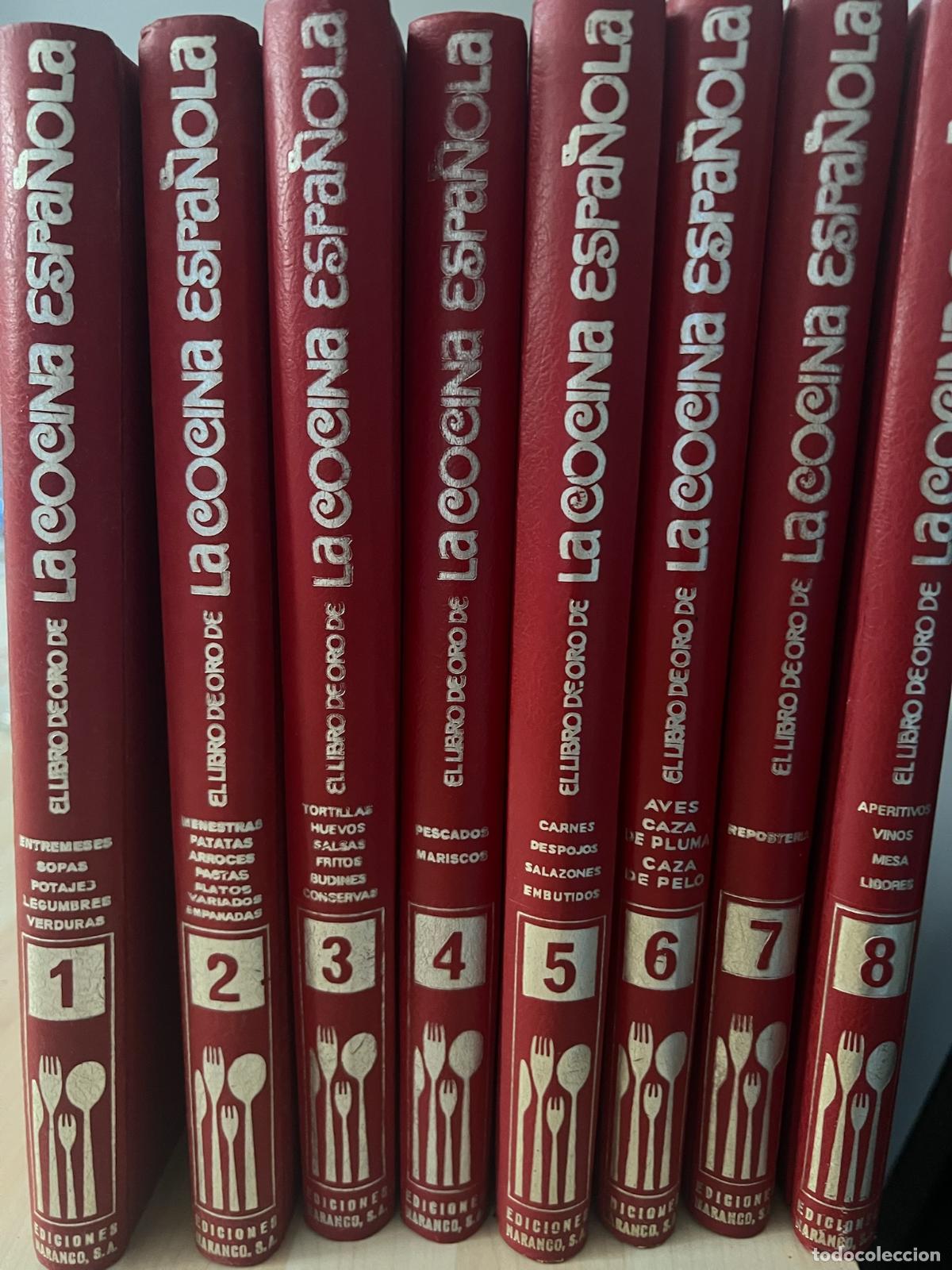 Libros de segunda mano: El libro de oro de la cocina espa&ntilde;ola (8 tomos)