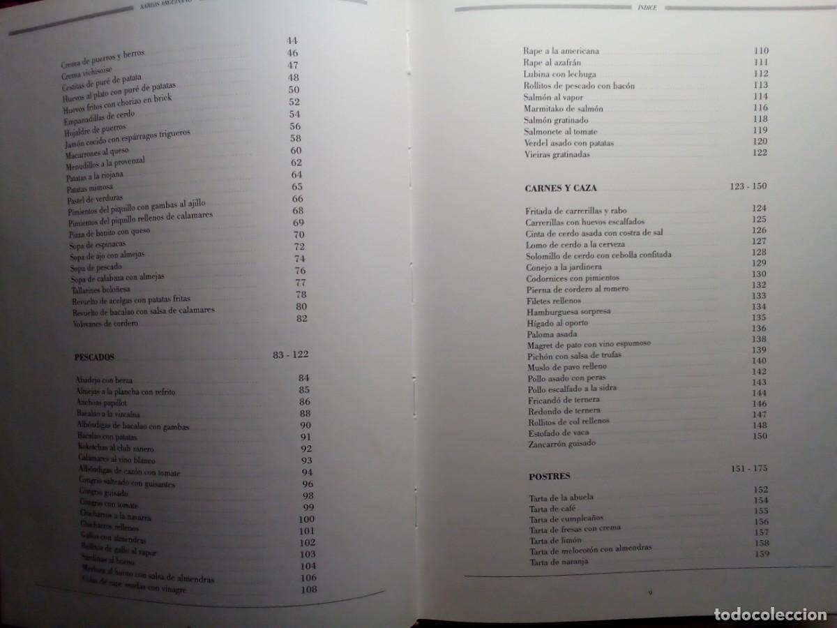 Libros de segunda mano: EL MEN&Uacute; DE CADA D&Iacute;A DE KARLOS ARGUI&Ntilde;ANO. - Foto 4