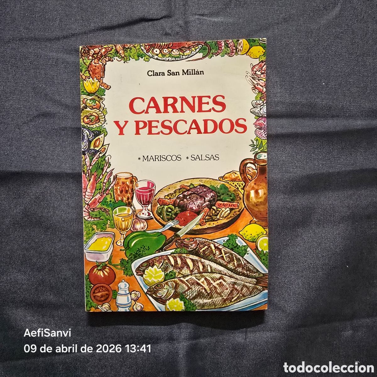 Libros de segunda mano: CARNES Y PESCADOS, MARISCOS, SALSAS (CLARA SAN MILL&Aacute;N) (GRAFALCO)