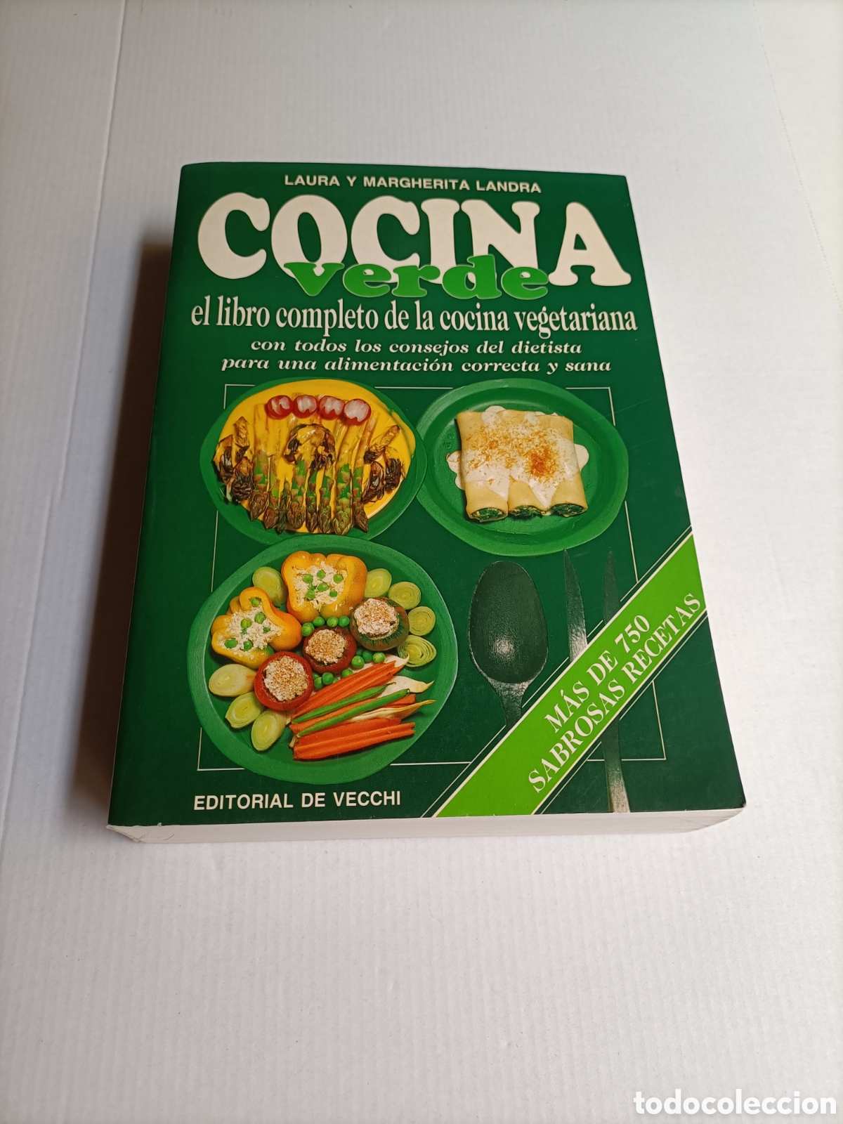 Libros de segunda mano: Cocina verde. El libro completo de la cocina vegetariana. Laura y Margherita landra