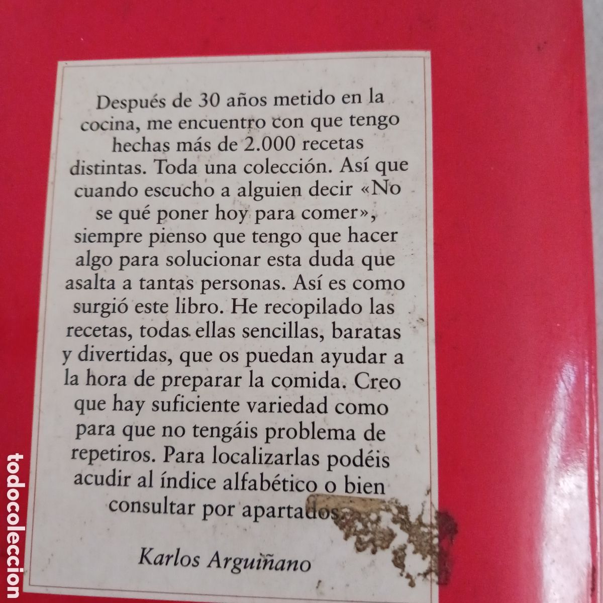 Libros de segunda mano: 1069 recetas de Karlos Argui&ntilde;ano - Foto 3
