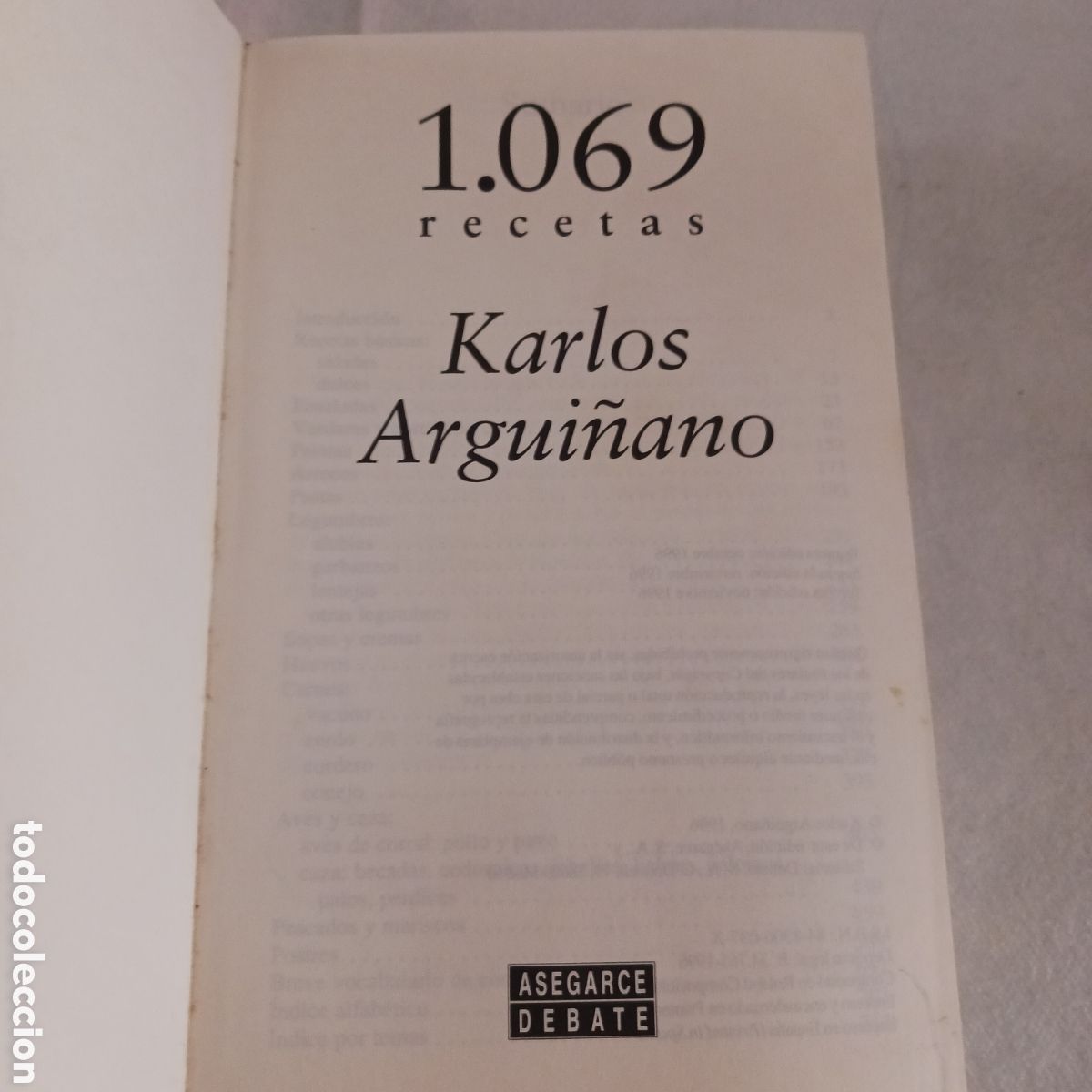 Libros de segunda mano: 1069 recetas de Karlos Argui&ntilde;ano - Foto 4