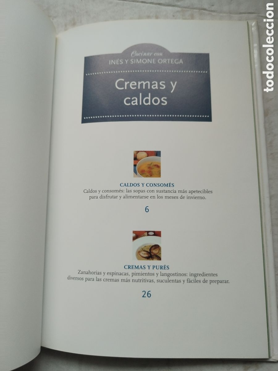 Libros de segunda mano: CREMAS Y CALDOS/SIMONE ORTEGA - Foto 2