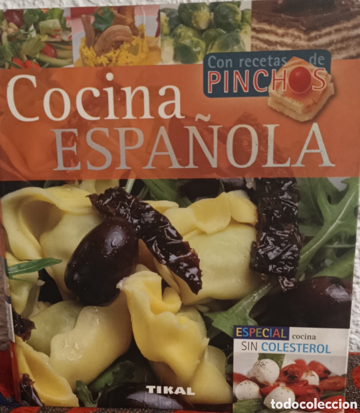 Libros de segunda mano: Libro Cocina Espa&ntilde;ola - Recetas de Pinchos y Especial Sin Colesterol
