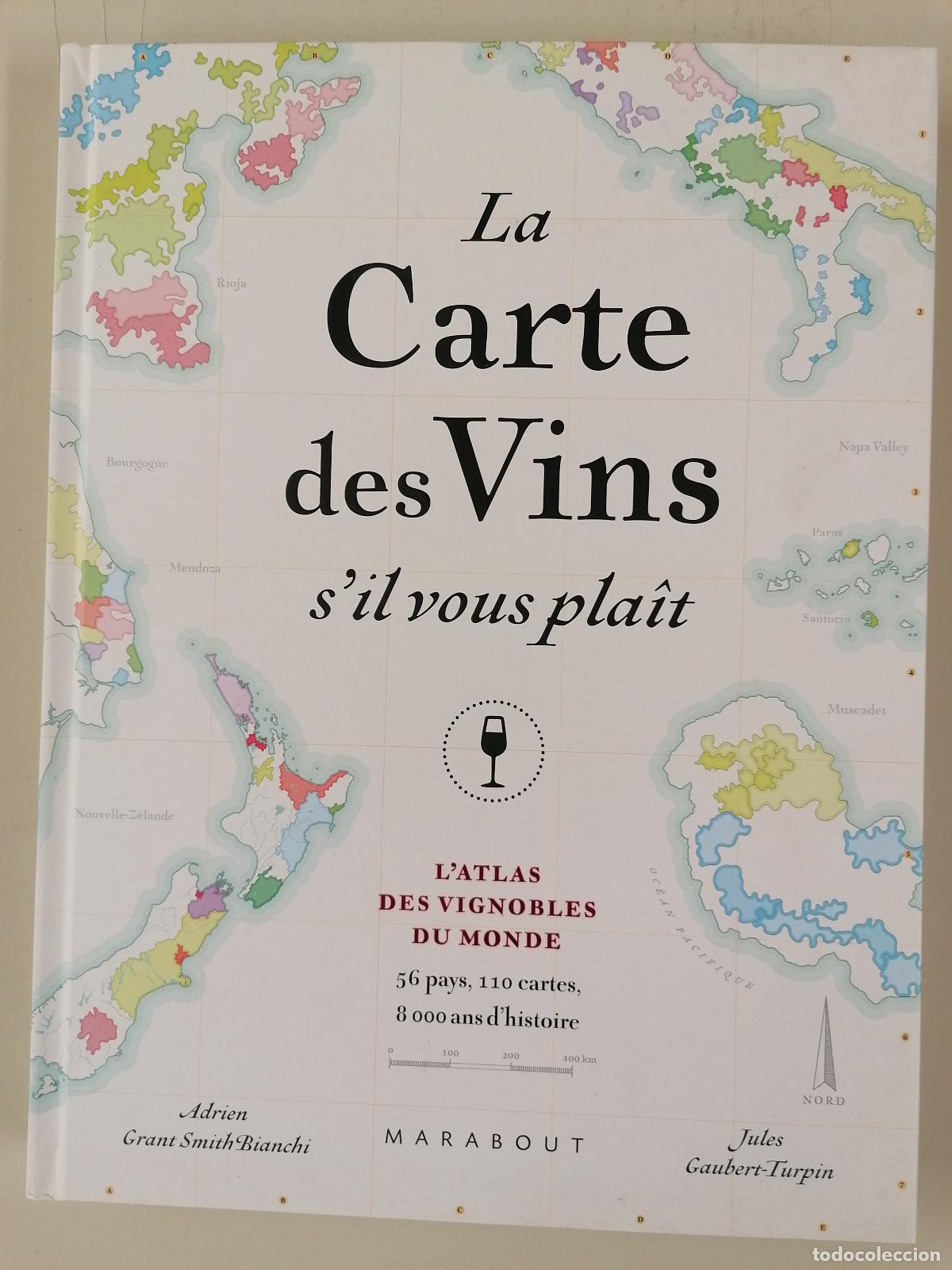 Livros em segunda m&atilde;o: la carte des vins L'atlas des vignobles du monde (franc&eacute;s) - Marabout