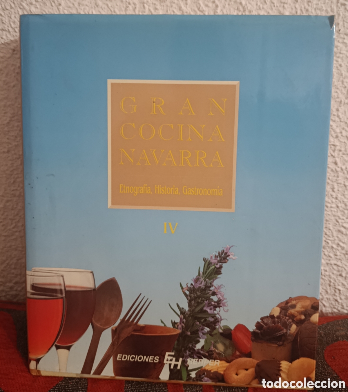 Libros de segunda mano: Gran Cocina Navarra - Tomo IV - Etnograf&iacute;a, Historia y Gastronom&iacute;a (Ediciones Elkar)