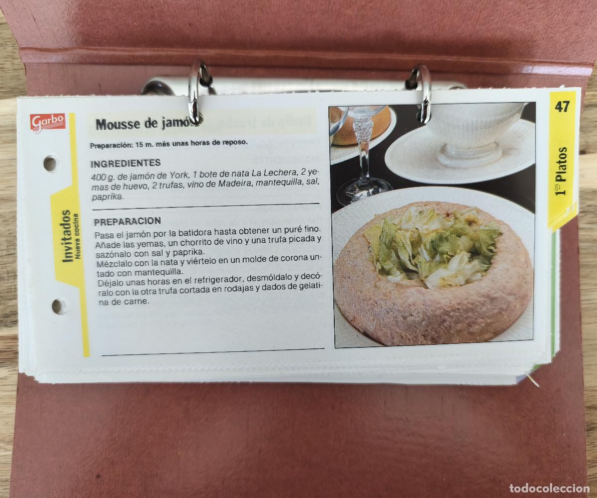 Libros de segunda mano: RECOPILACION 186 RECETAS DE COCINA GARBO - Encuadernadas en una carpeta