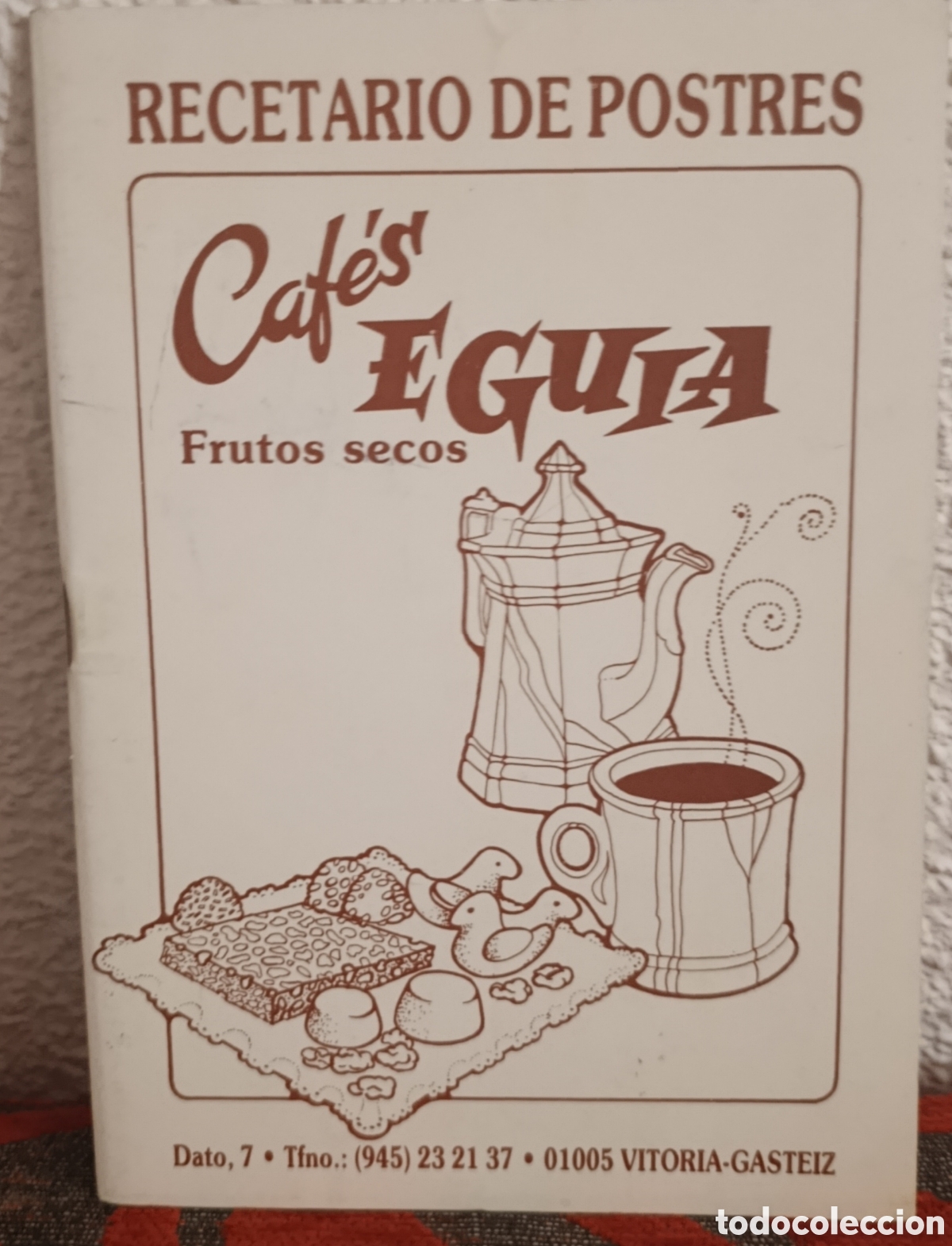 Livros em segunda m&atilde;o: Recetario de Postres - Caf&eacute;s Egu&iacute;a - Vitoria-Gasteiz