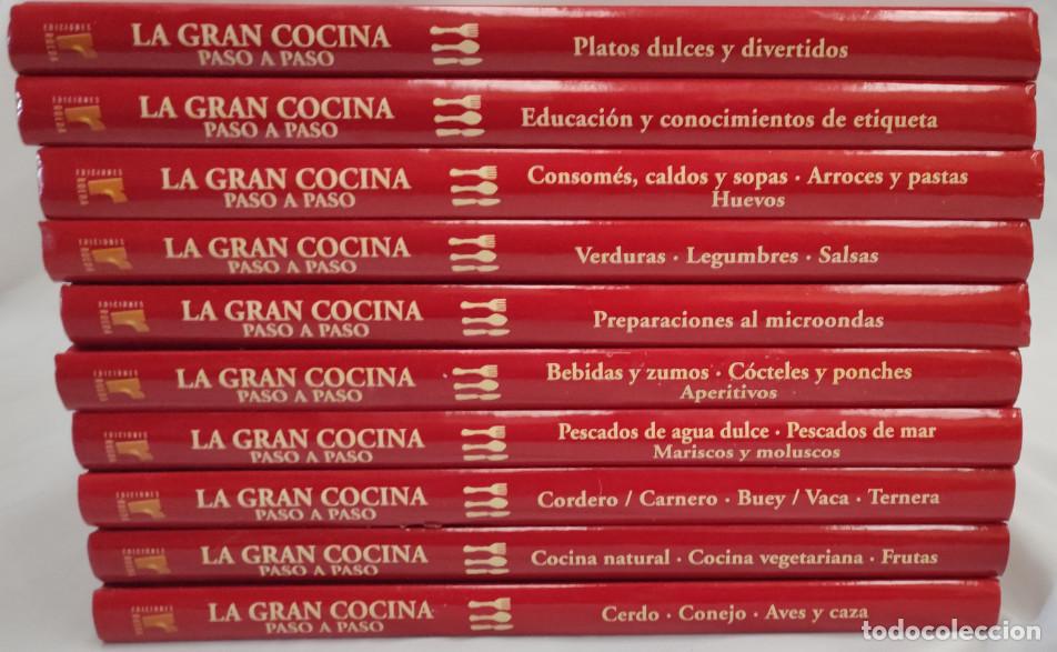 Libros de segunda mano: LA GRAN COCINA, 10 TOMOS COMPLETA, RUEDA 2000, LIBROS DE GASTRONOMIA