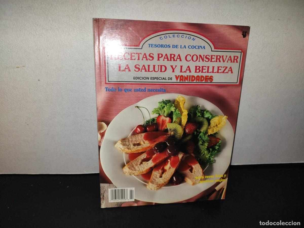 Libros de segunda mano: 216- Colecci&oacute;n Tesoros De La Cocina. Recetas Para Conservar La Salud Y La Belleza. Vanidades, 1993