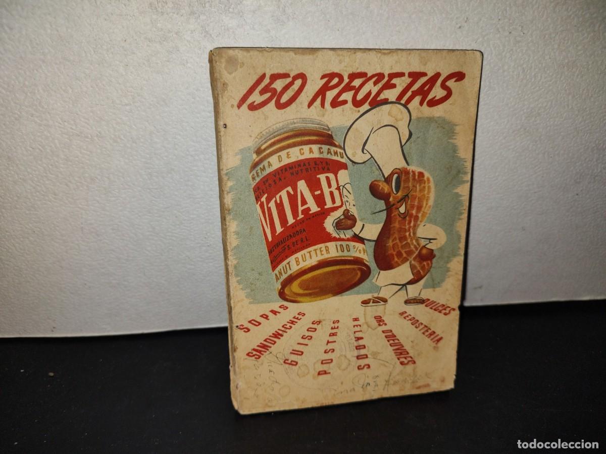Libros de segunda mano: 216- Antiguo Libretillo De Recetas De Cocina: 150 Recetas - 50'S