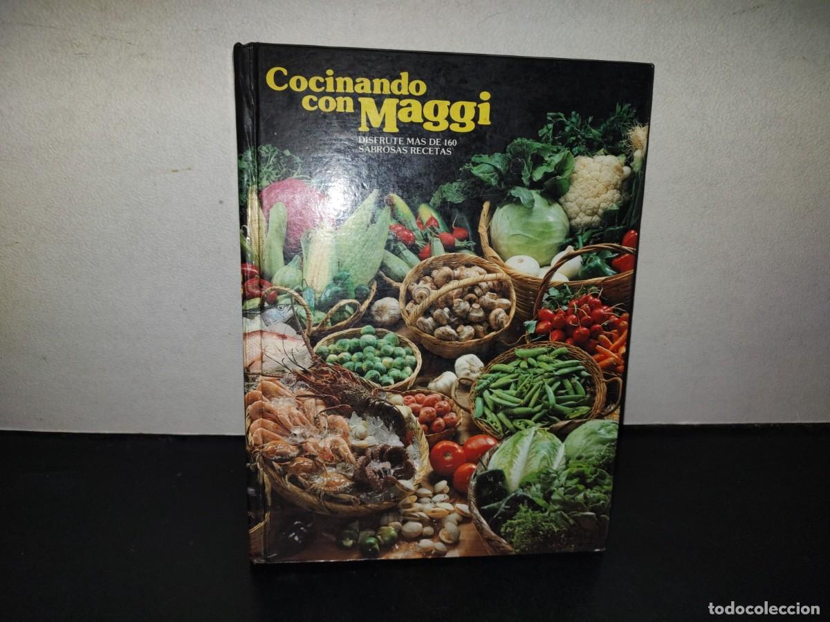 Libros de segunda mano: 216- Cocinando Con Maggi. Disfrute M&aacute;s De 160 Sabrosas Recetas - 1986