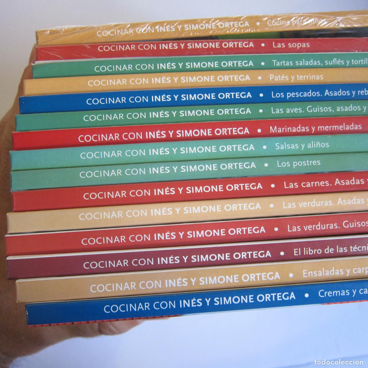 Libros de segunda mano: PACK COCINAR CON IN&Eacute;S Y SIMONE ORTEGA (PLANETA) 15 UD. COCINA SALUD