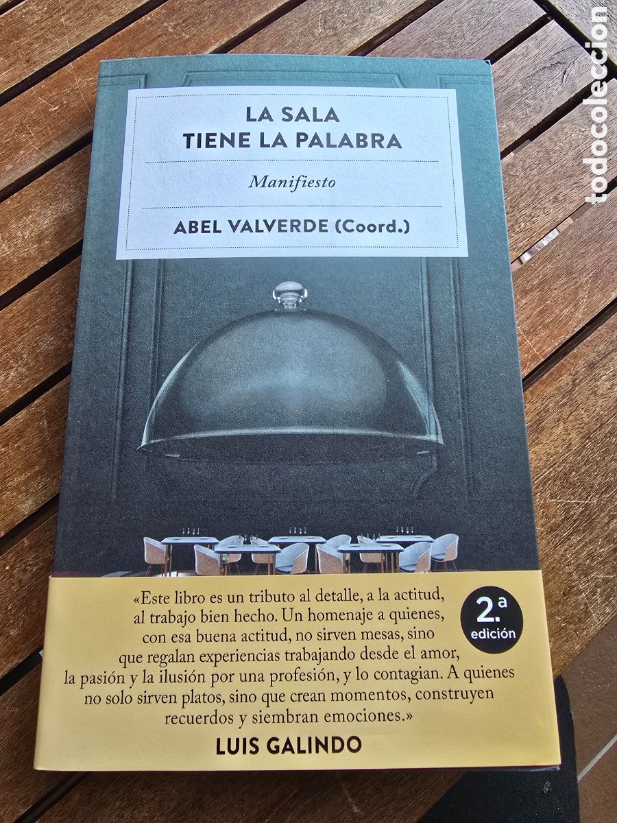 Libros de segunda mano: La sala tiene la palabra Manifiesto Valverde, Abel Editorial PLANETA 2026 Ensayo hosteleria