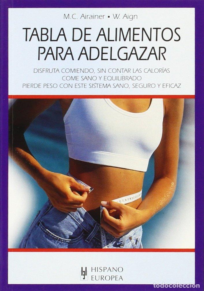 Libros de segunda mano: Tabla de alimentos para adelgazar