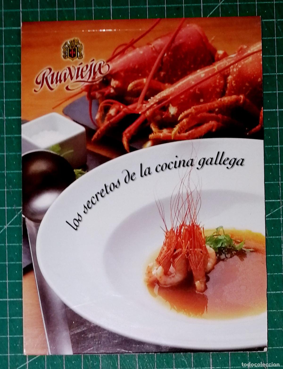 Libros de segunda mano: LOS SECRETOS DE LA COCINA GALLEGA / RUAVIEJA y Pepe Solla. - Larios Pernod Ricard