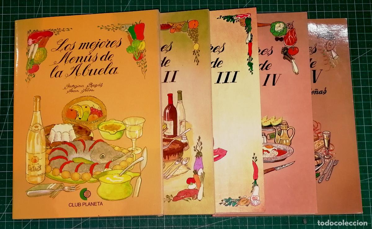 Libros de segunda mano: MEJORES MEN&Uacute;S DE LA ABUELA (5 VOL.) I, II, III, IV, V (Club Planeta) / Georgina Reg&aacute;s, Joan Selva